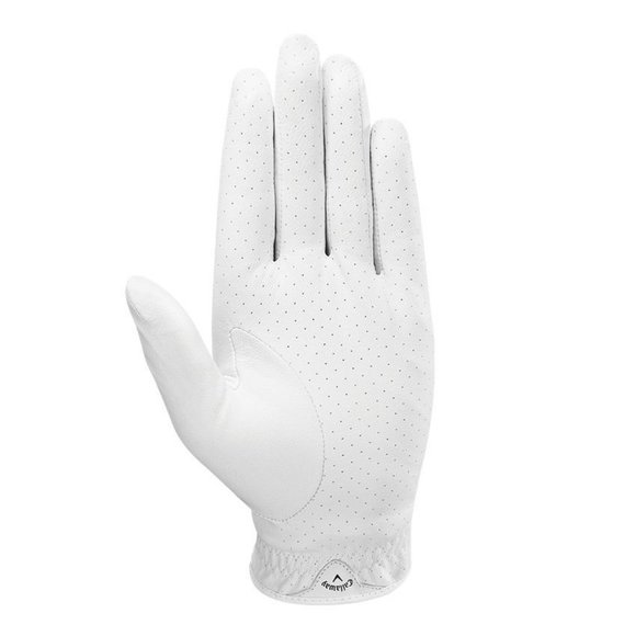 Callaway Women's Dawn Patrol Left Hand Golf Glove Leather White Sz M/L - Picture 2 of 4